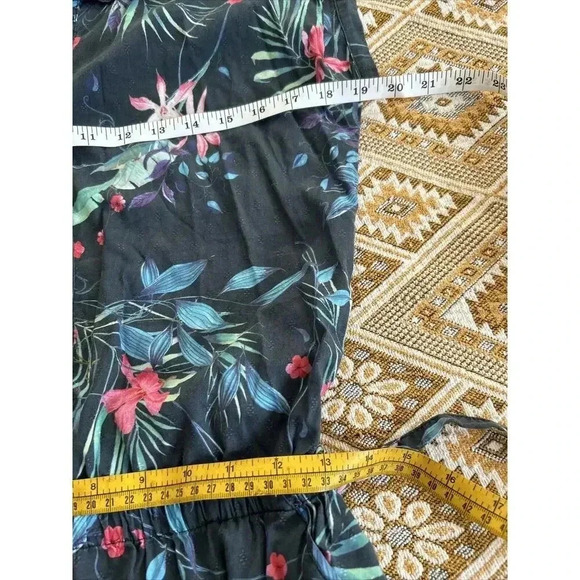 Oxbow France Romper Surf Wear Tropical Floral Pockets Shorts Women’s Size 2 - Picture 10 of 13